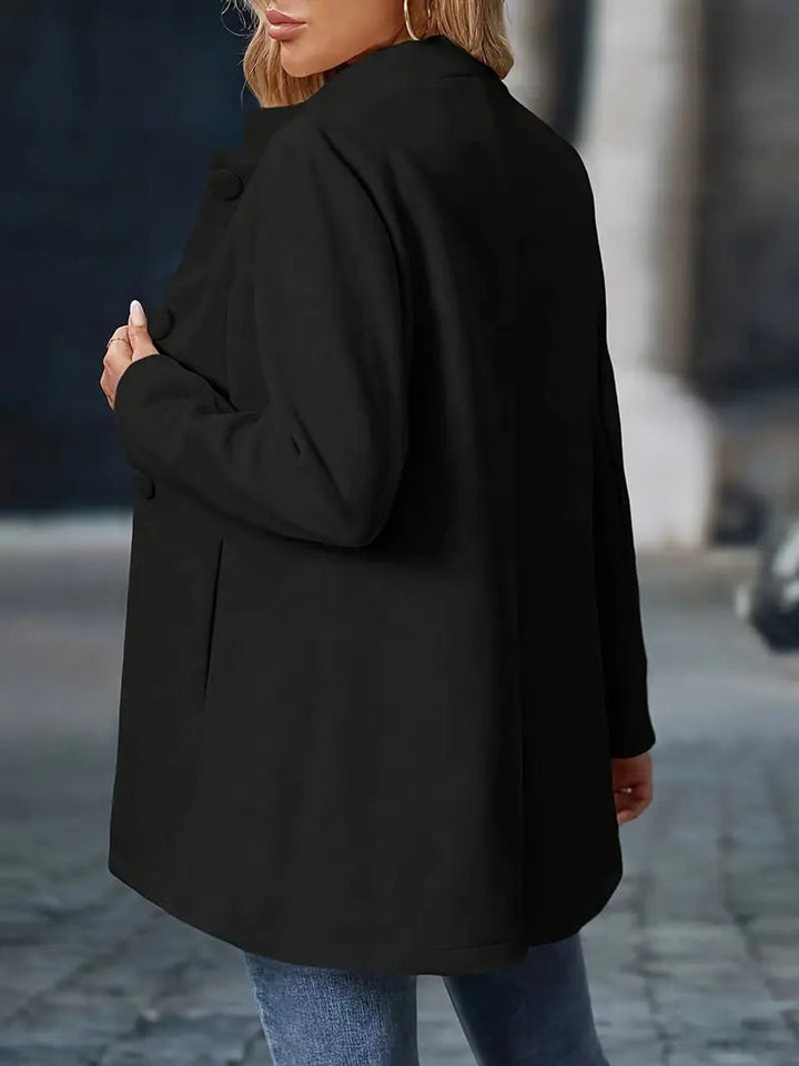 Damen Eleganter Stehkragen Women Coat Figurbetonter Blazer
