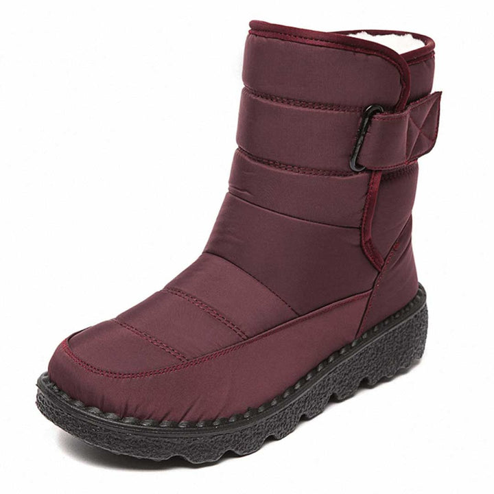 Damen Gefütterte Wasserdichte Rutschfeste Knee High Boots Thermostiefel