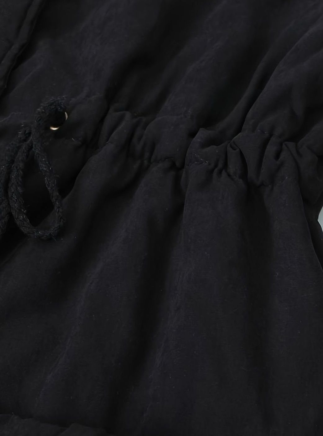Damen Gefütterter Winter-Parka mit Teddykragen und Tunnelzug