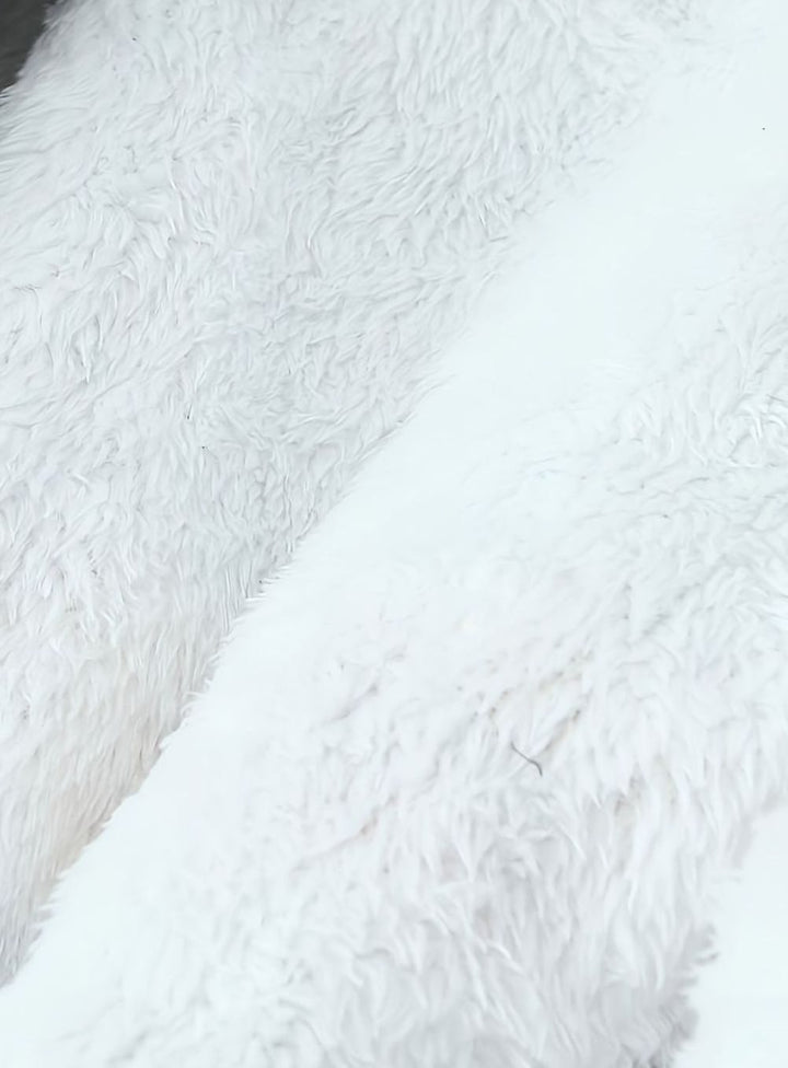 Damen Gefütterter Winter-Parka mit Teddykragen und Tunnelzug