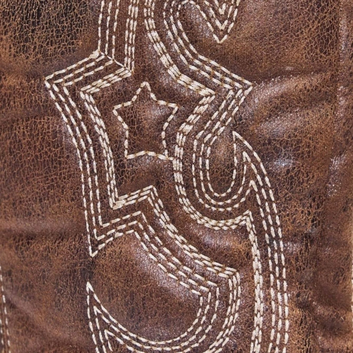 Damen Kniehohe Westernstiefel mit Spitzer Zehenpartie