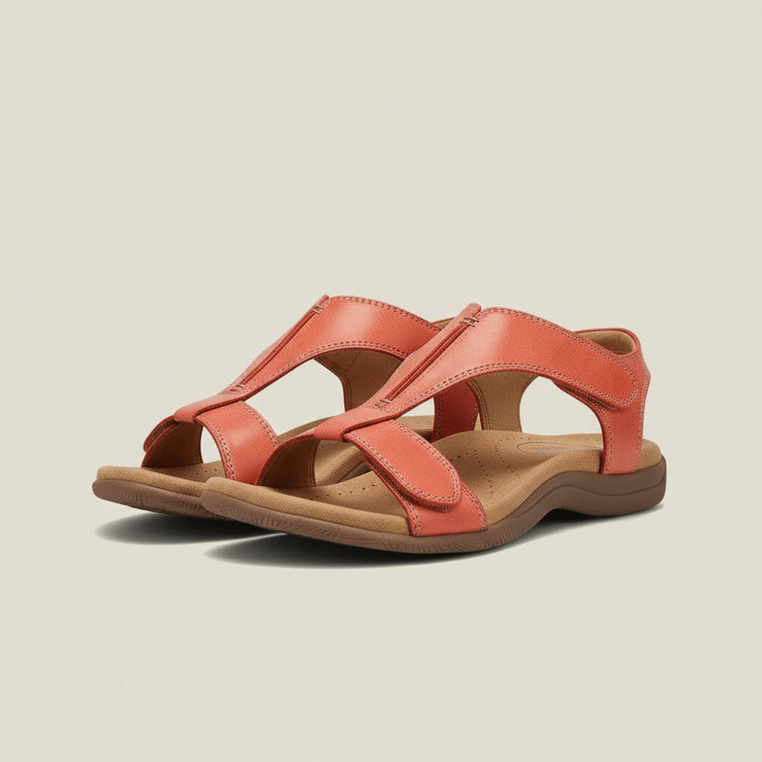 Greta Adjustable T-Strap Summer Sandals