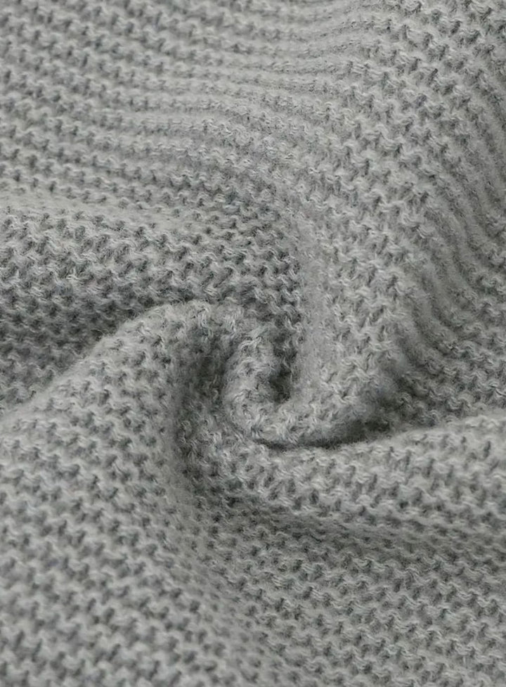Damen Langer Strickjacke Offener Cardigan mit Strukturmuster