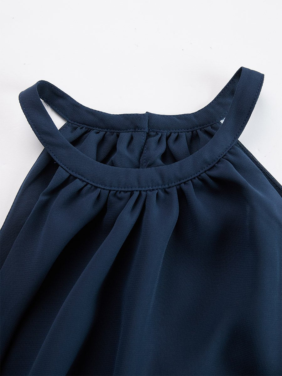 Damen Neckholder Weite Zweiteiler Set