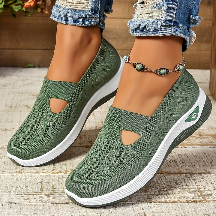 Damen Orthopädische Atmungsaktive Slip-On Komfort-Sandalen - Green