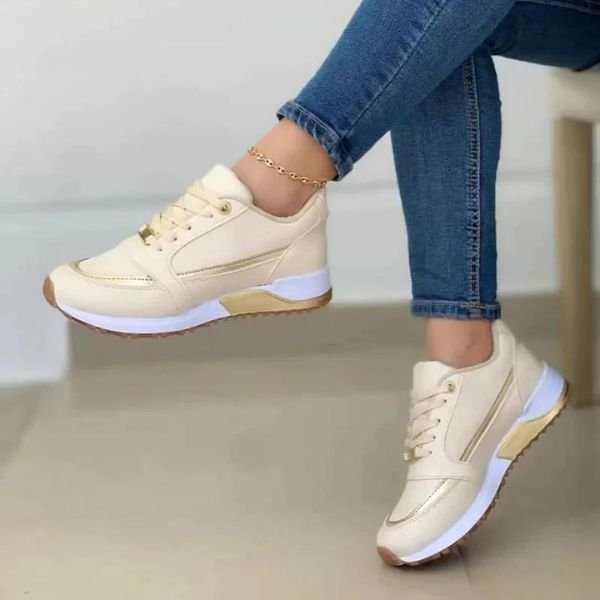 Damen Orthopädische Komfort Sneaker - Goud