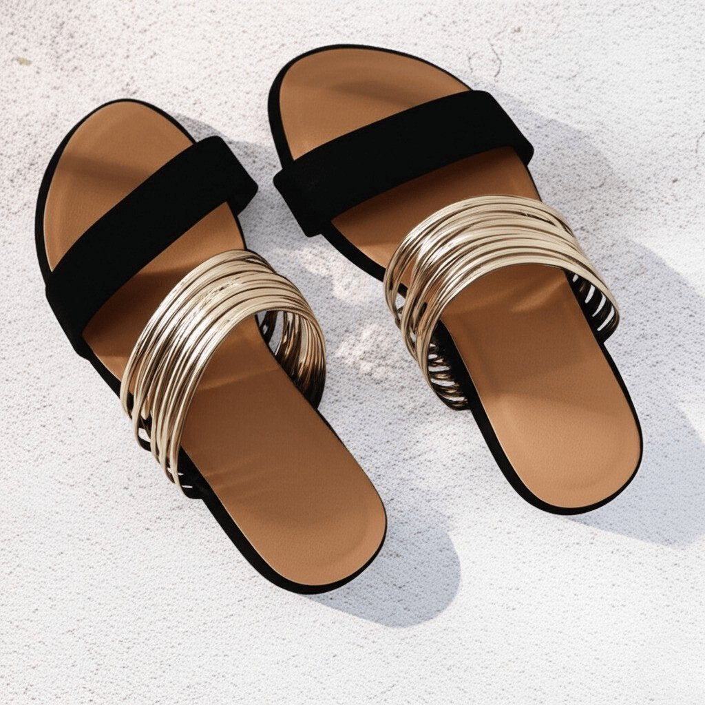 Damen Orthopädische Memory-Foam Slip-On Sandalen