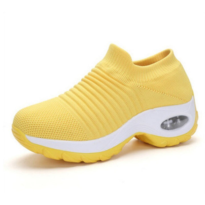 Damen Orthopädische Memory-Foam Slip-On Sneaker - Yellow