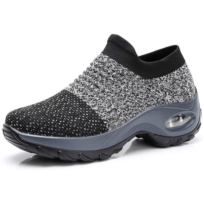 Damen Orthopädische Memory-Foam Slip-On Sneaker - Gray