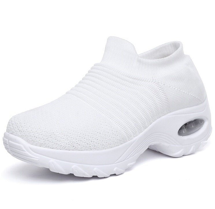 Damen Orthopädische Memory-Foam Slip-On Sneaker - All White