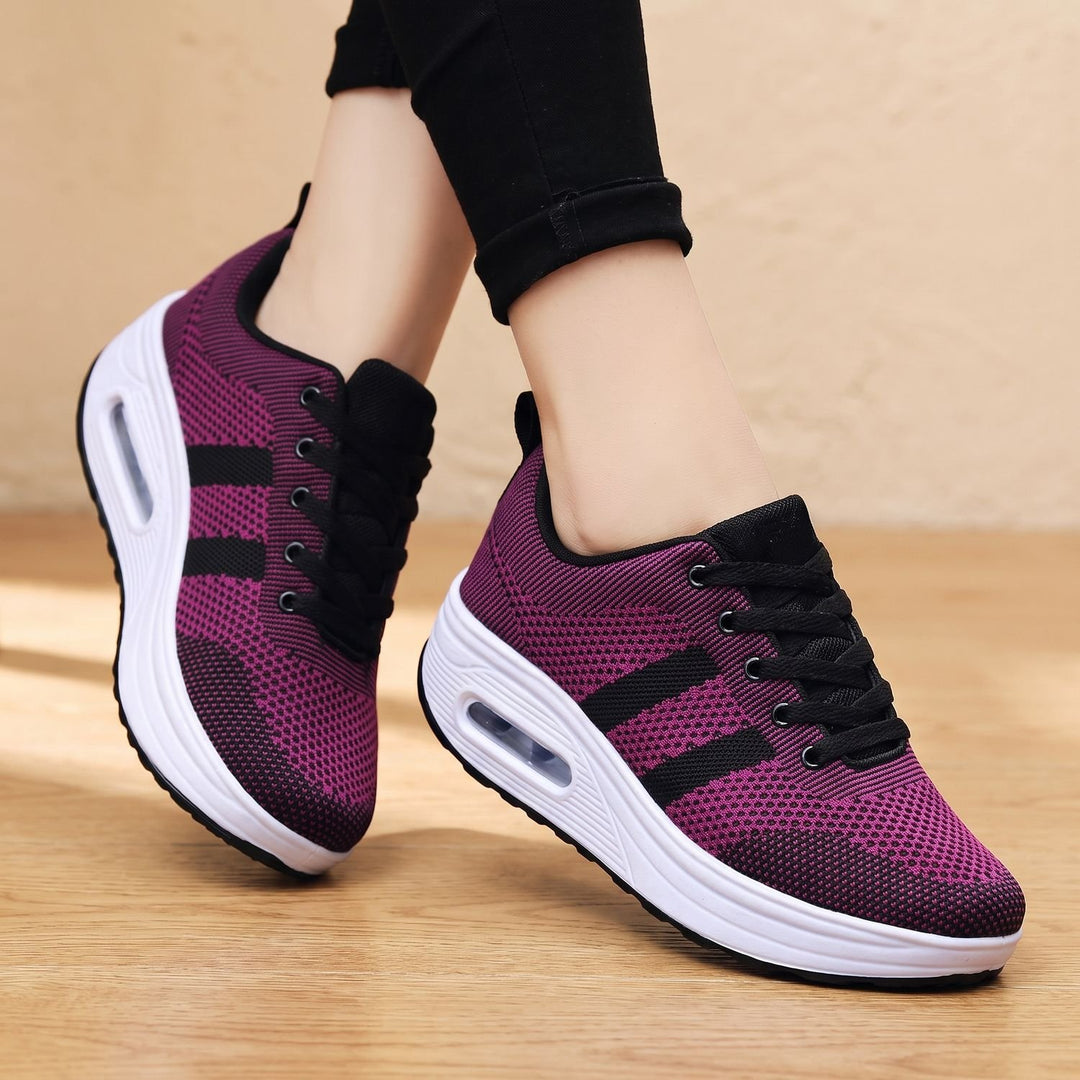 Damen Orthopädische Schuhe Leichte Mesh-Sneaker mit Luftpolster-Dämpfung - Lila