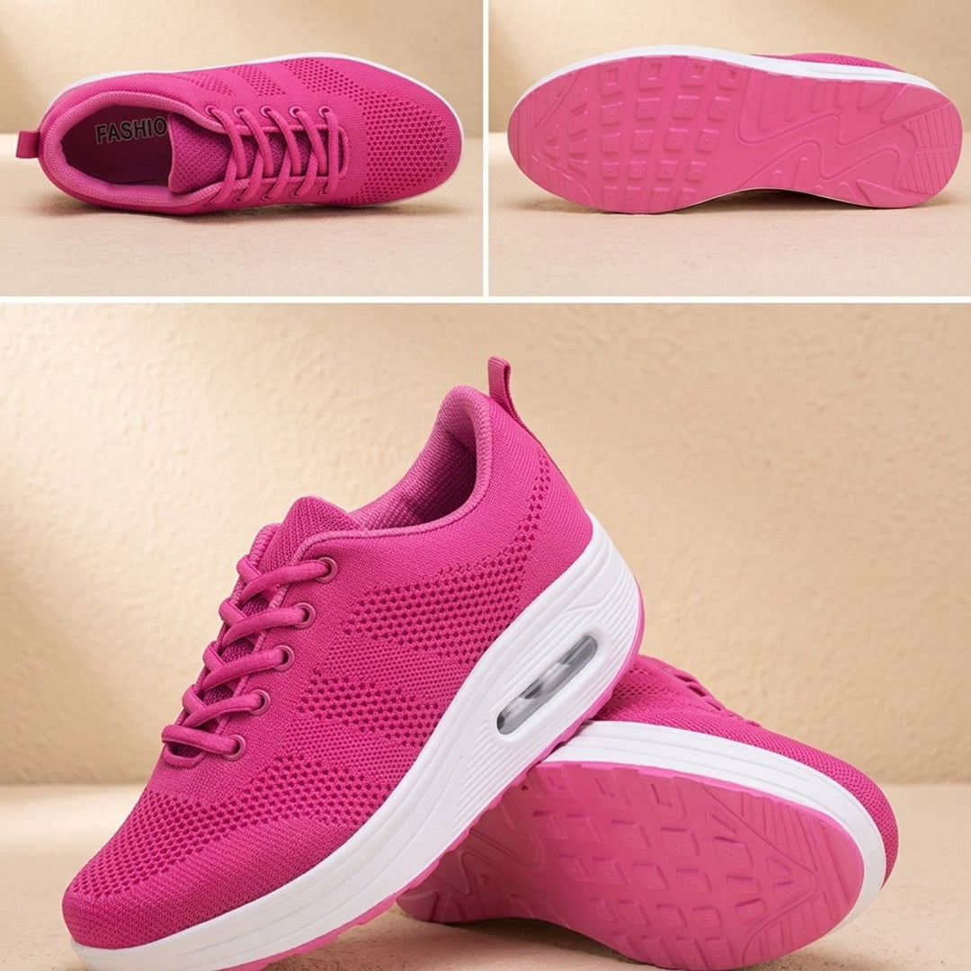 Damen Orthopädische Schuhe Leichte Mesh-Sneaker mit Luftpolster-Dämpfung - Fuchsia