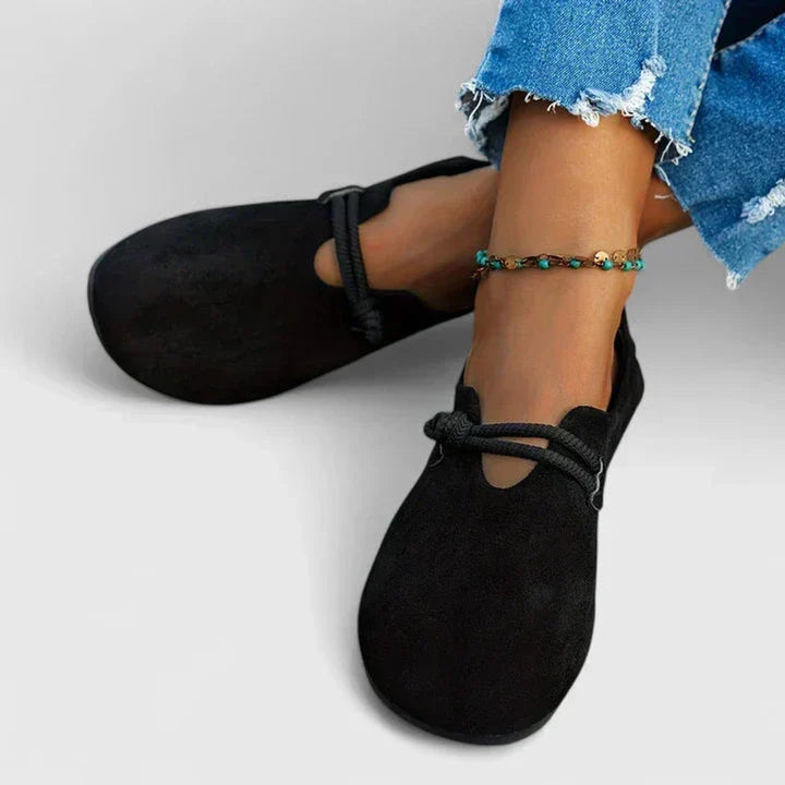 Damen Orthopädische Seildetail Slip-On Ballerinas