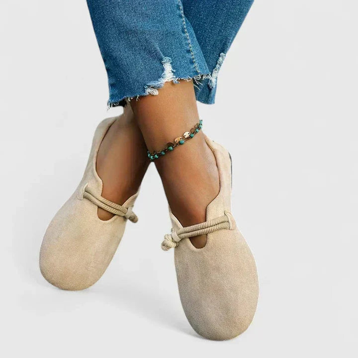 Damen Orthopädische Seildetail Slip-On Ballerinas