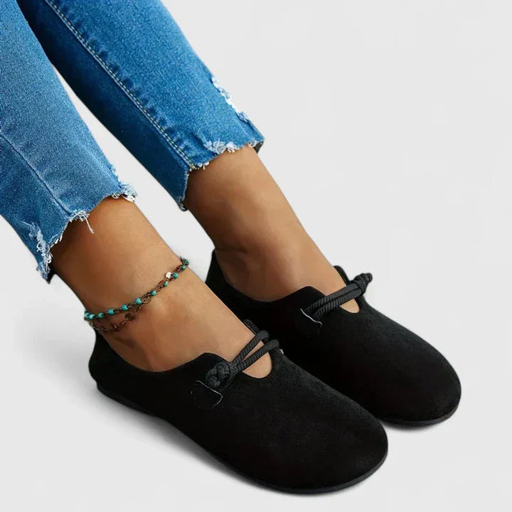 Damen Orthopädische Seildetail Slip-On Ballerinas