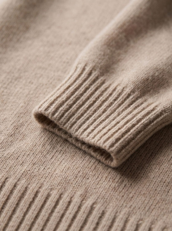 Damen Rollkragenpullover aus reinem Kaschmir Oversize