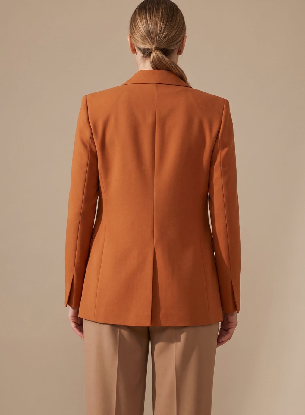 Damen Schlaghosen-Blazer-Anzug elegant zweiteiler