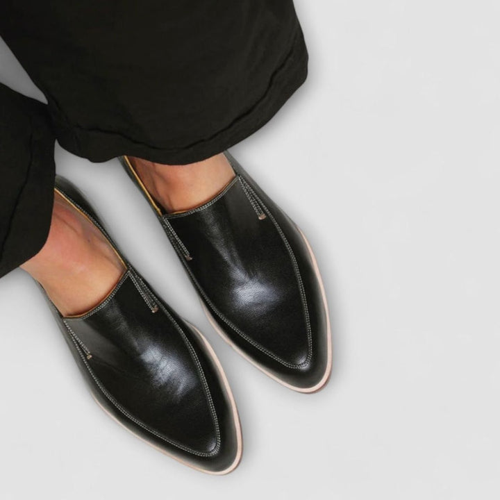 Damen Spitze Slip-On Loafer mit Komfortpolsterung