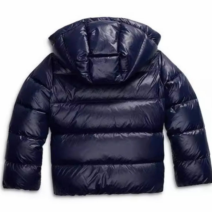 Damen Steppjacke mit Kapuze leicht taillierte Pufferjacke