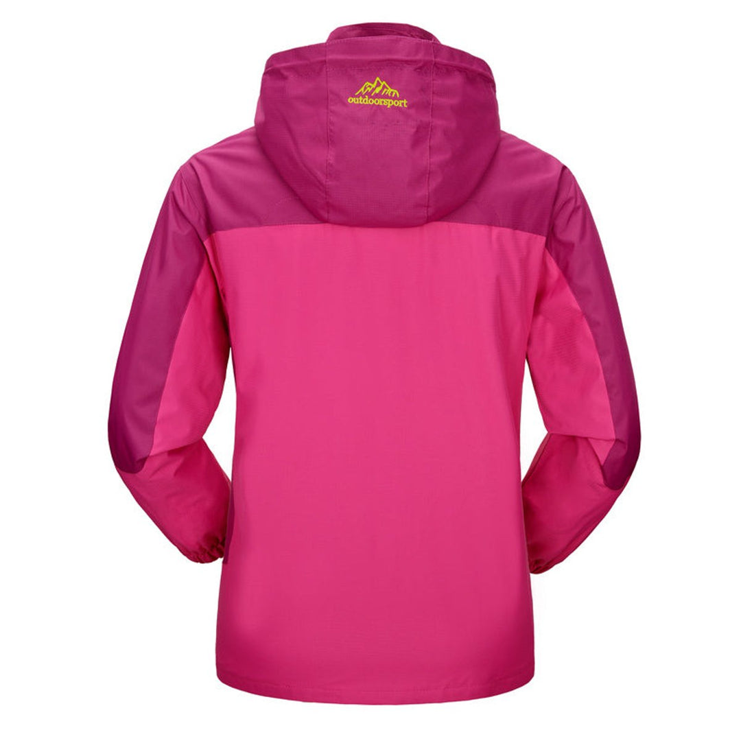 Damen Steppjacke wasserdichte Outdoor-Kapuzenjacke leicht
