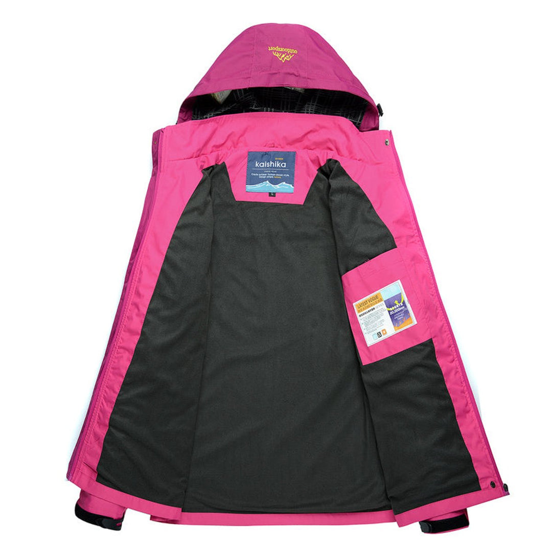 Hannah outdoor jacket hood and inner construction