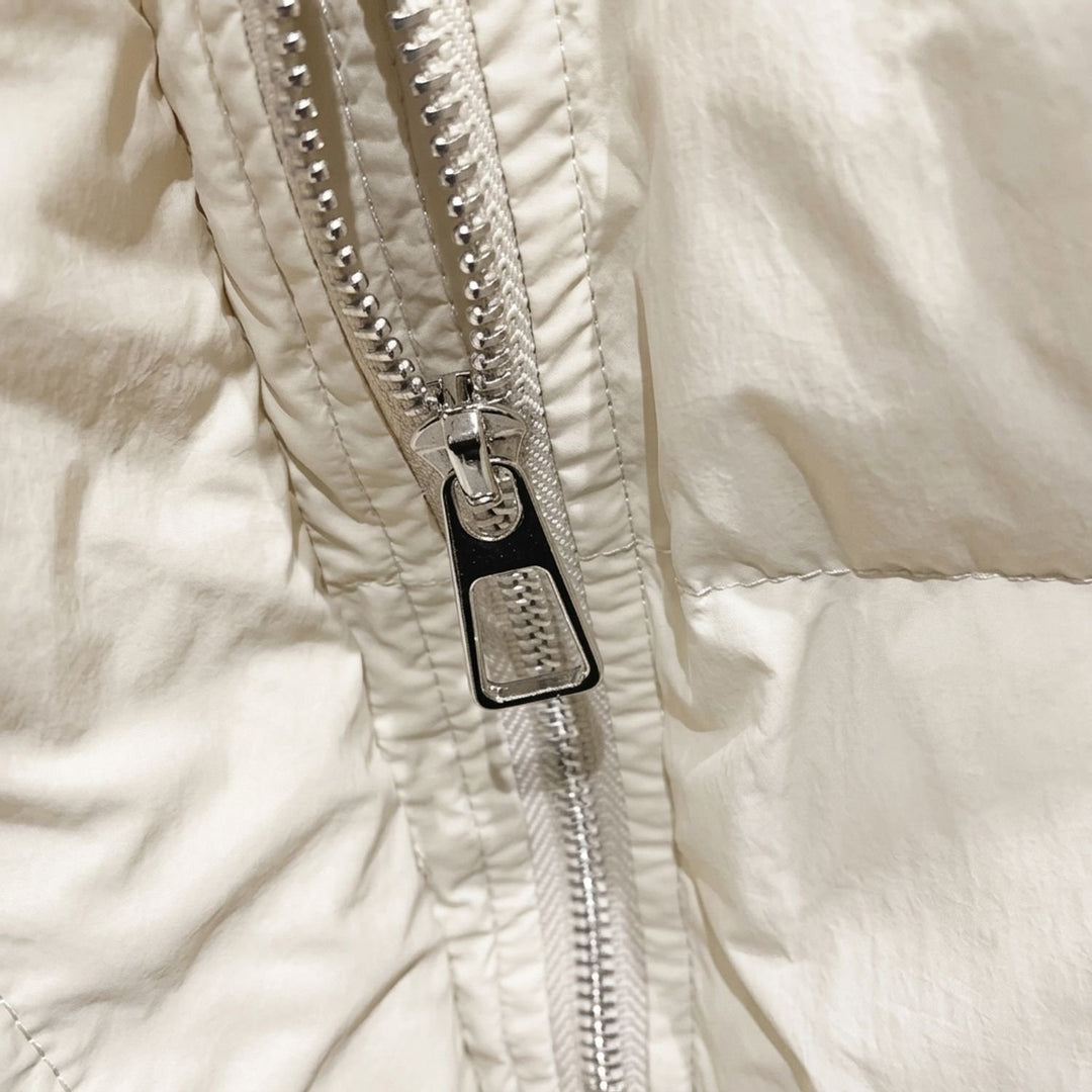 Damen Winterjacke Oversized Puffer mit Kapuze und Reißverschluss