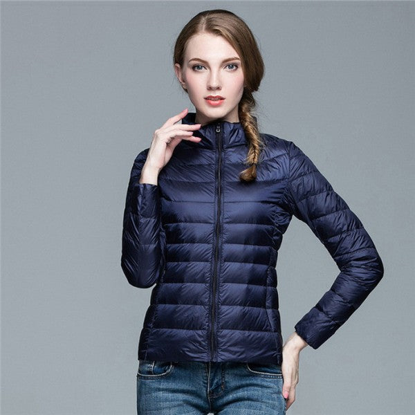Lara | Damen Warmer Kurzer Steppmantel