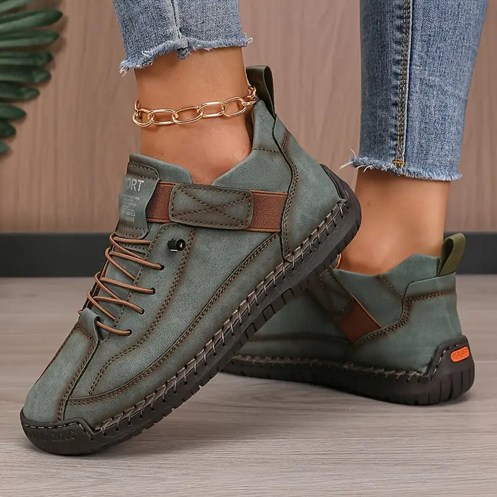 Andrea | Damen Orthopädische Klettverschluss Casual Sneakers