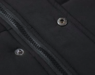 Karl | Herren Robuste Winterjacke mit Kapuze und Fellfutter