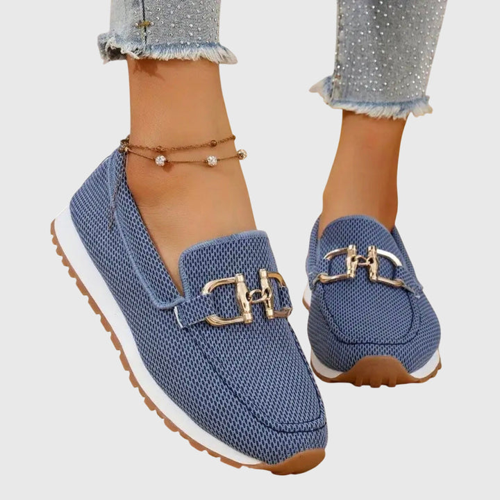 Beatrice | Damen Orthopädische Metallakzent Slip-On Loafer
