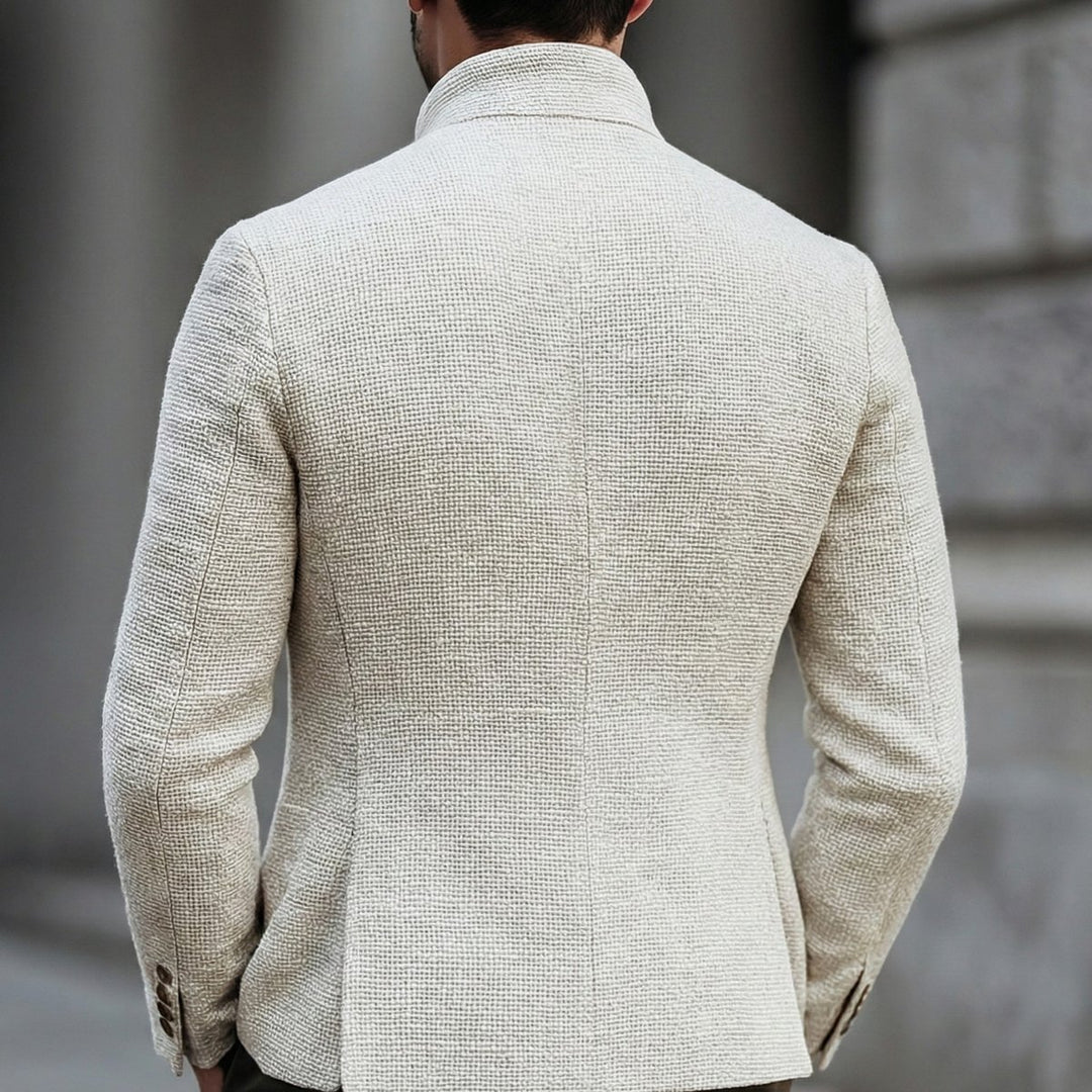 Eleganter taillierter Herren-Cardigan mit Knopfleiste