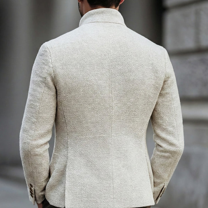 Eleganter taillierter Herren-Cardigan mit Knopfleiste