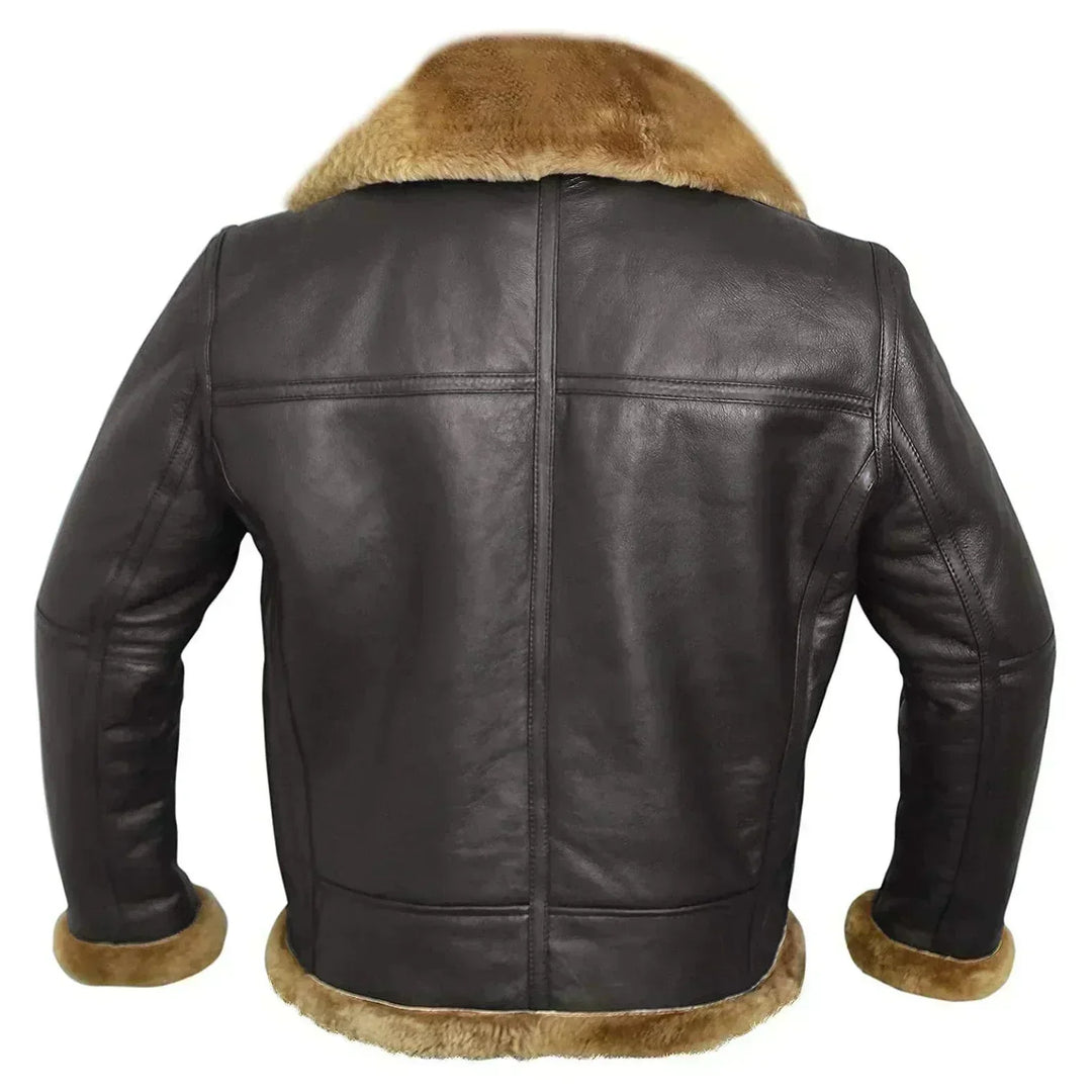Roland | Herren Klassische Fliegerjacke mit Reißverschluss