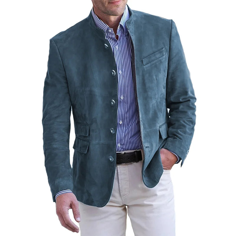 Anton | Herren Eleganter Freizeitblazer mit Knopfverschluss