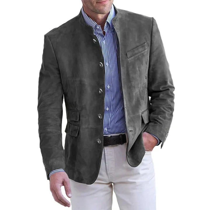 Anton | Herren Eleganter Freizeitblazer mit Knopfverschluss