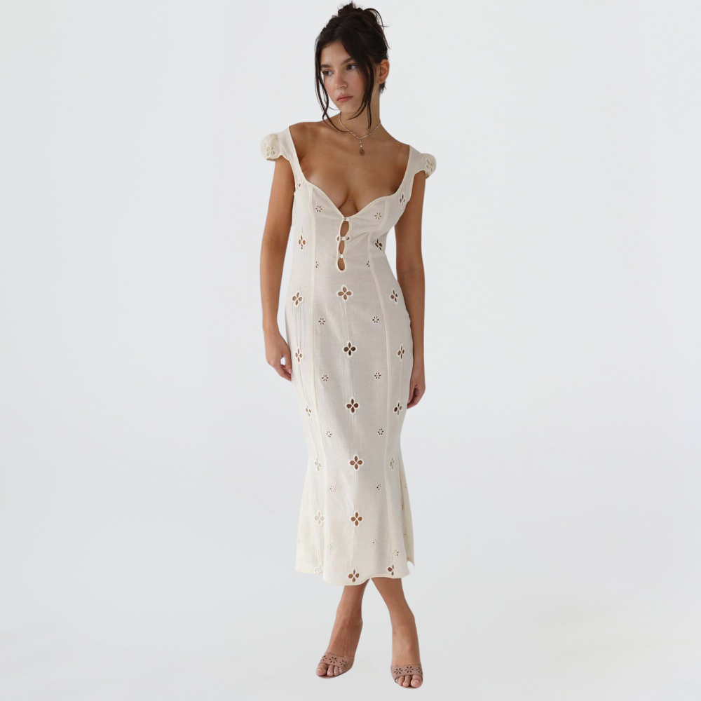 Carolin | Midi-Kleid für Hochzeitsgäste Damen