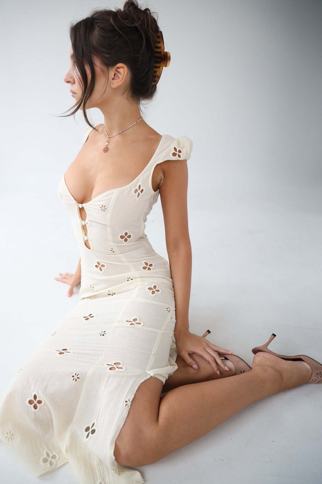 Carolin | Midi-Kleid für Hochzeitsgäste Damen