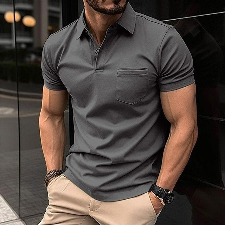 Richard | Herren Moderne Passform Taschen Polo-Shirt