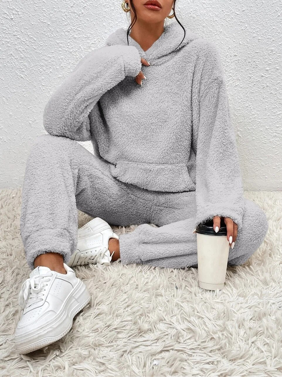 Daniela | Damen Gemütliches Zweiteiliges Pullover-Set