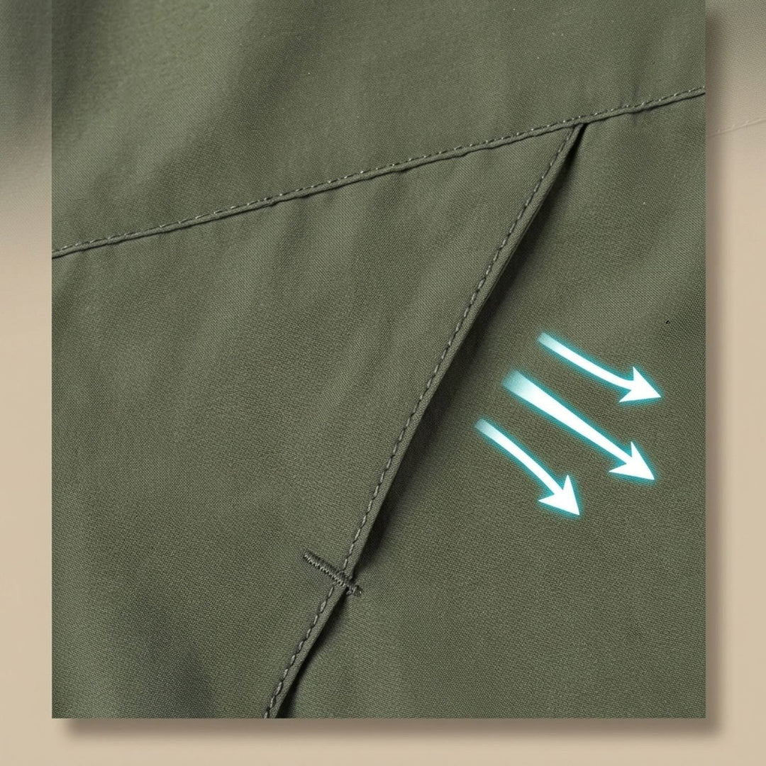 Herren Allwetter-Kapuzenjacke Leichte Outdoor-Jacke mit Reißverschluss