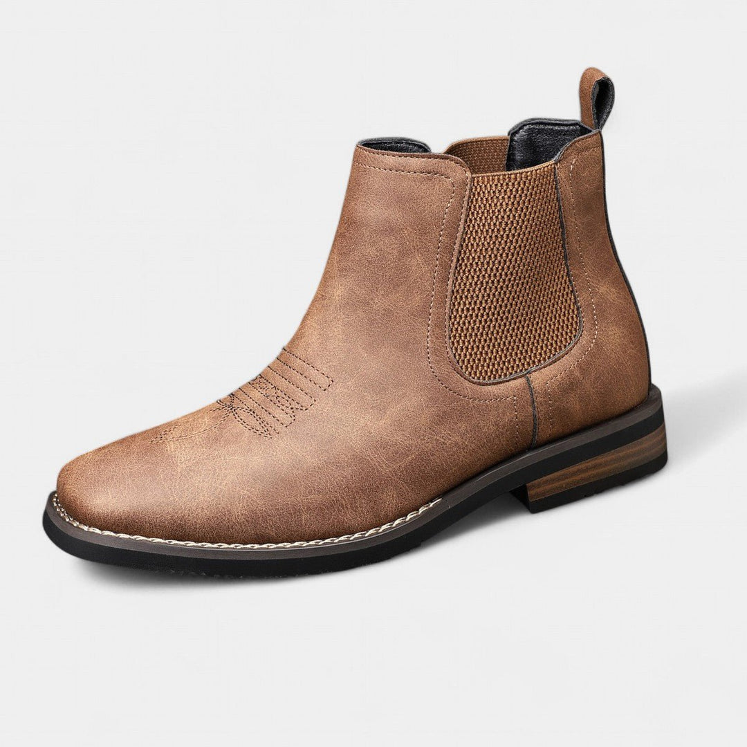 Herren Chelsea Mens Boots Slip-on Stiefeletten Kunstleder