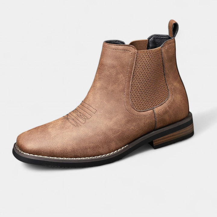 Herren Chelsea Mens Boots Slip-on Stiefeletten Kunstleder