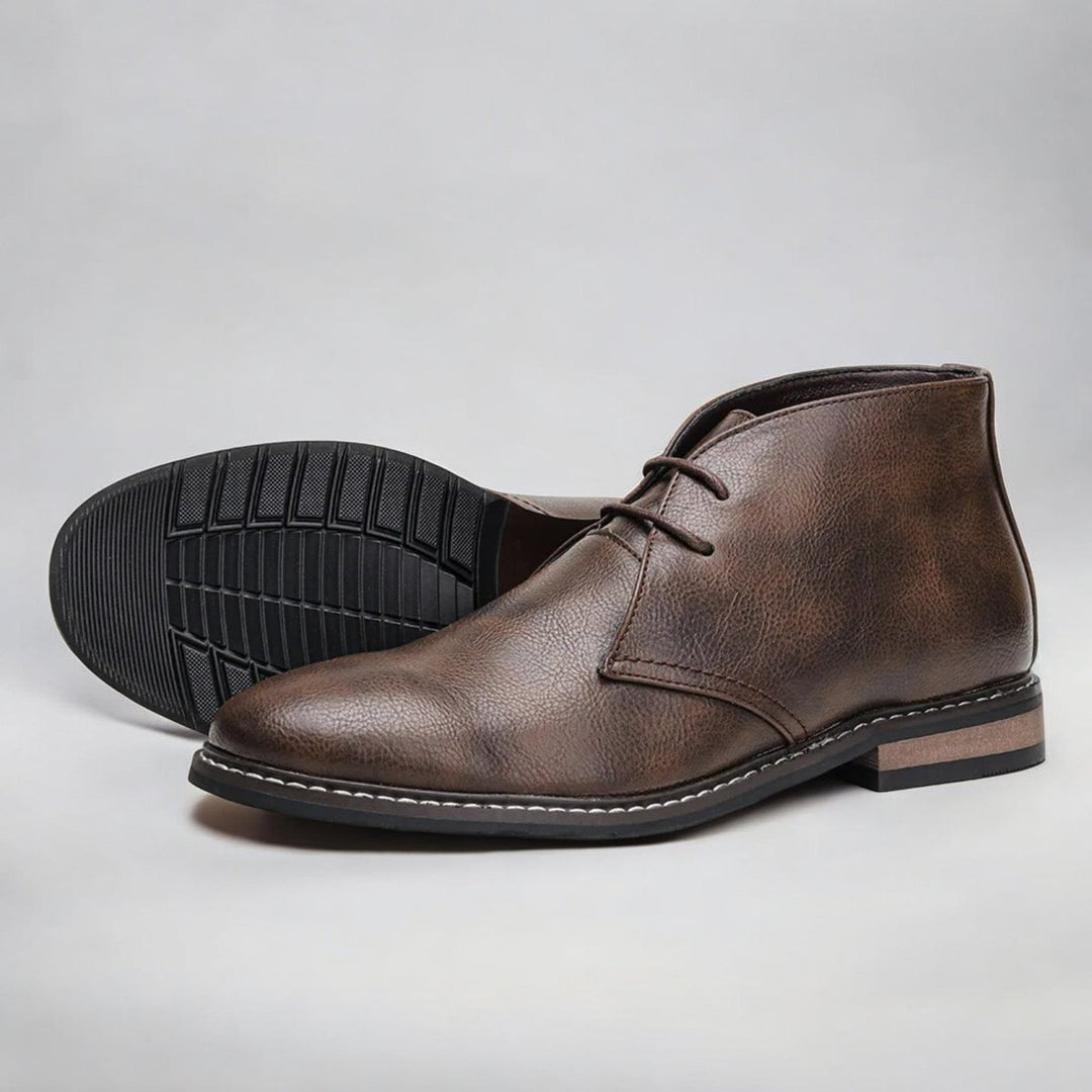 Herren Chukka mens boots Schnürung Kunstleder klassisch
