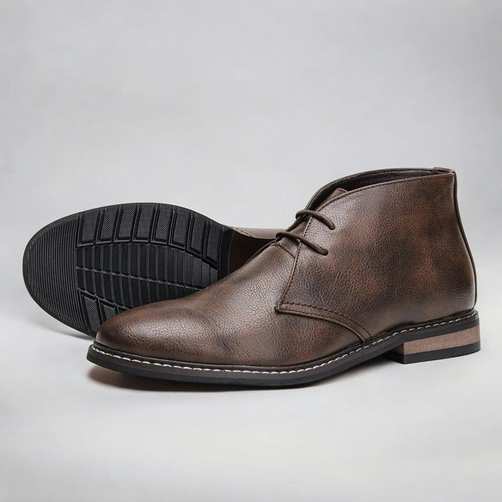 Herren Chukka mens boots Schnürung Kunstleder klassisch