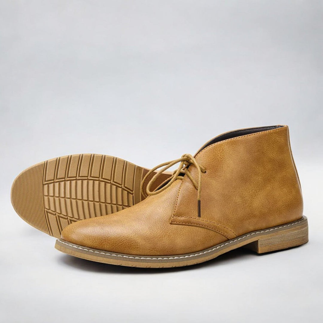 Herren Chukka mens boots Schnürung Kunstleder klassisch