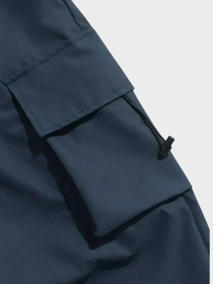 Herren Elastikbund Verstellbare Wide-Leg Cargo Hose