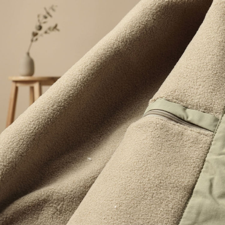 Herren Kapuzenjacke Outdoor Relaxed-Fit Reißverschluss Wintermantel