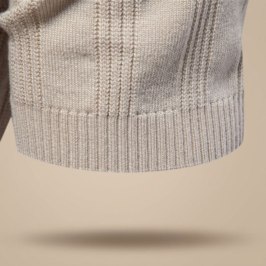 Herren Kurzarm-Poloshirt Atmungsaktives Strick-Polo mit Reverskragen