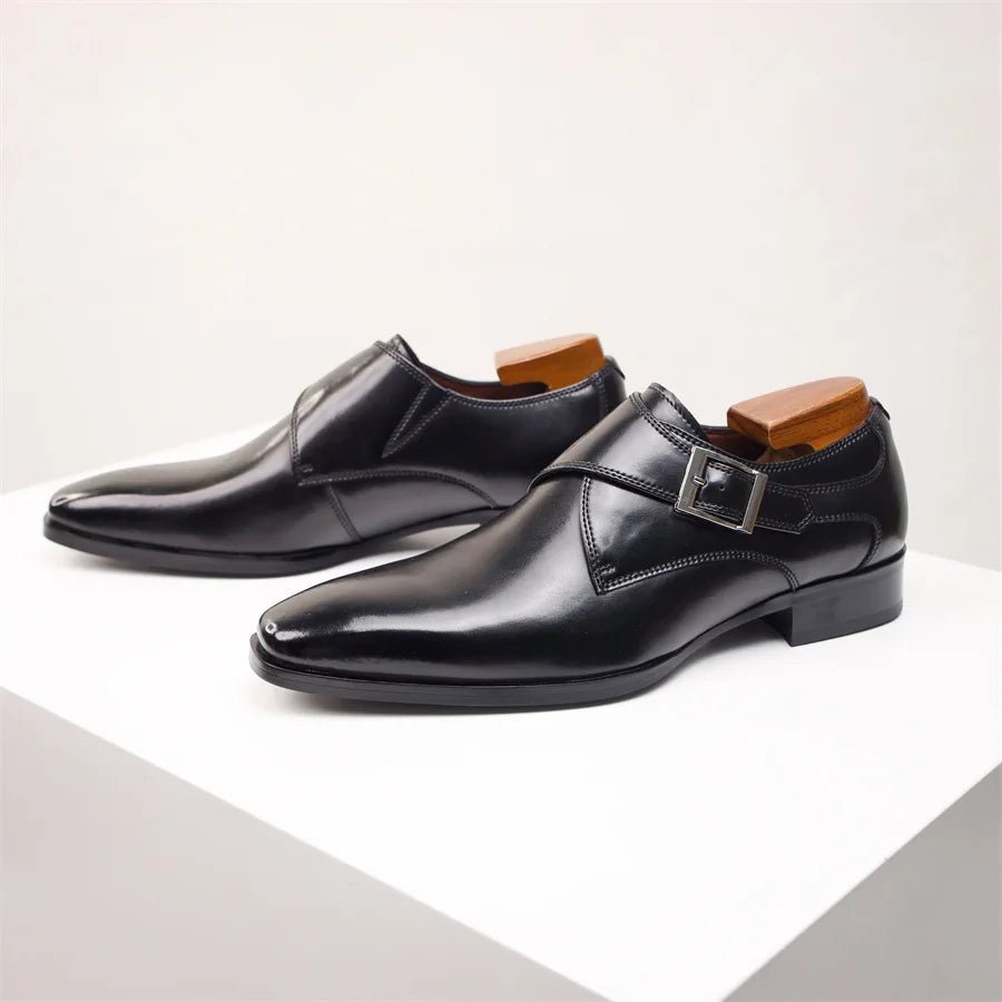 Herren Monk-Strap Schnalle Eleganter Businessschuh