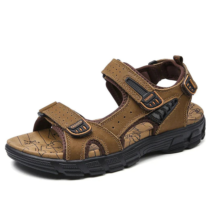 Herren Orthopädische Comfortable Sandals Klettverschluss EVA-Sohle - Dark Brown